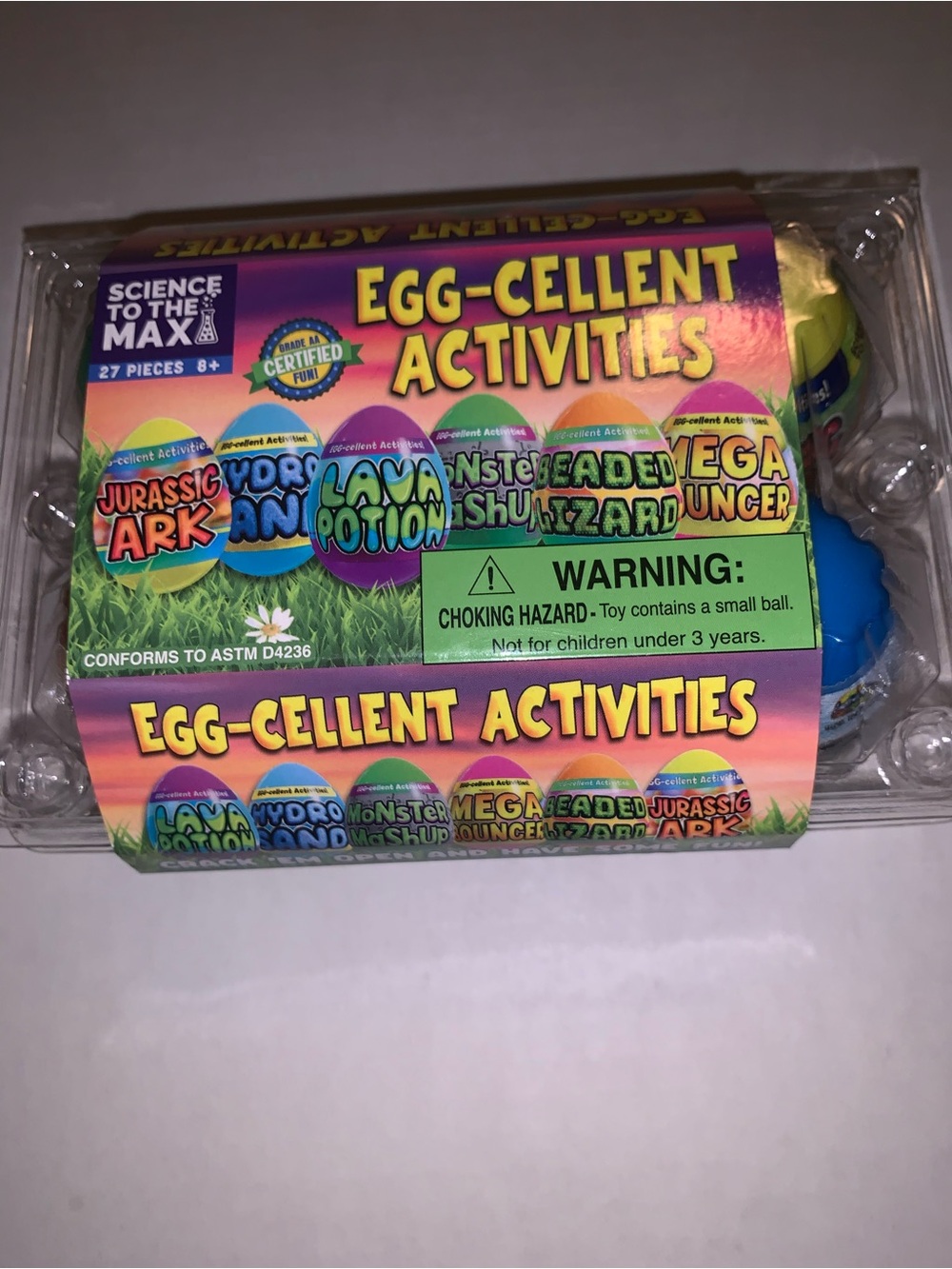 To the Max Egg-Cellent Activities Mystery Egg Pack - Yellow, Purple, Green, Blue